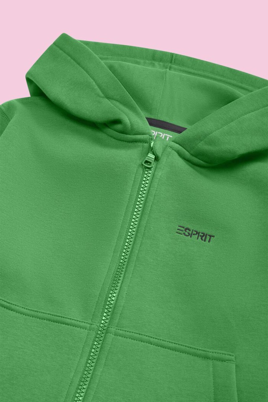 Kids Esprit Sweatshirts | Hoodie Met Rits En Logo