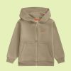 Kids Esprit Sweatshirts | Hoodie Met Rits En Logo