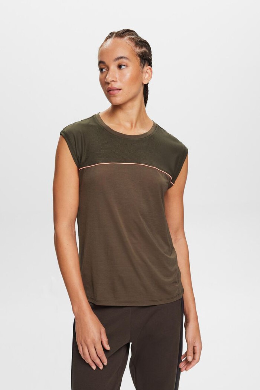 Women Esprit | Sportieve, Gestreepte Top