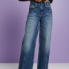 Women Esprit Jeans | Wide Pijpen Jeans In Retrolook Met Middelhoge Taille