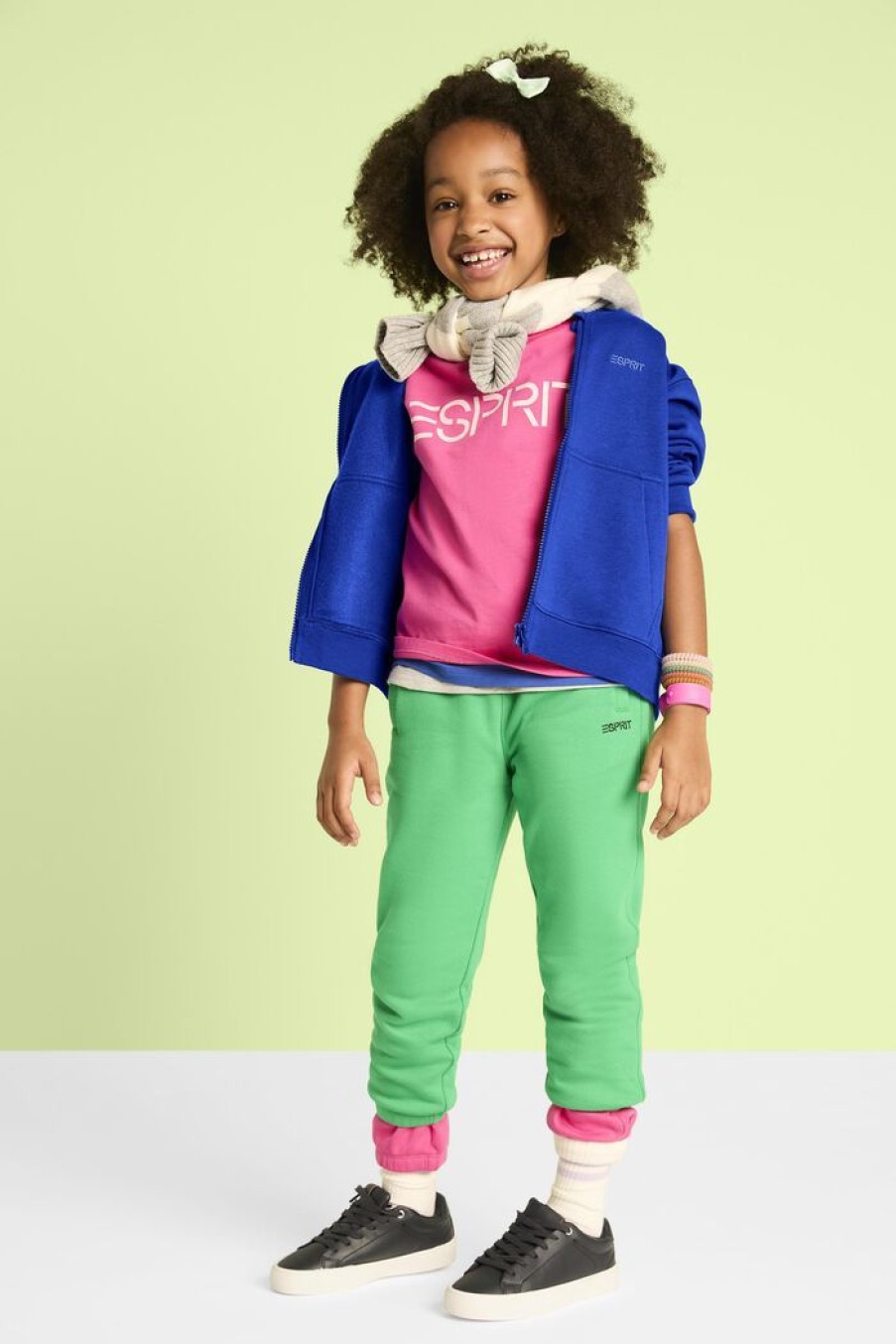 Kids Esprit Sweatshirts | Hoodie Met Rits En Logo