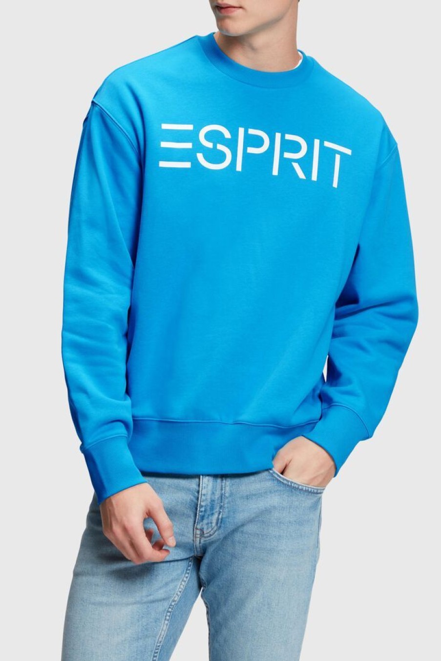 Men Esprit Sweatshirts & Hoodies | Sweatshirt Met Logo