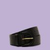 Women Esprit Riemen | Leren Riem Met Kroko-Structuur