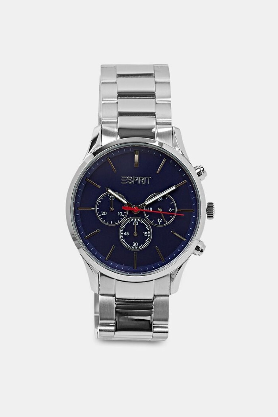 Men Esprit Horloges | Edelstalen Horloge Met Schakelbandje