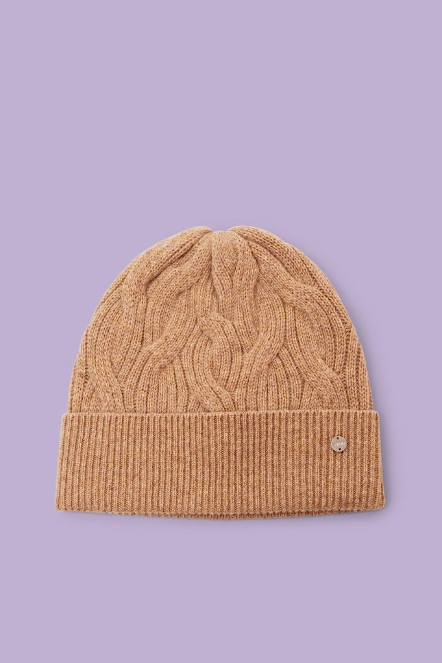 Women Esprit Hoeden & Mutsen | Beanie Van Kasjmierwol Met Kabelpatroon