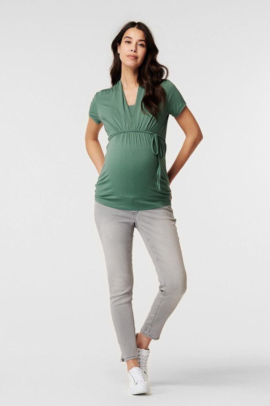 Women Esprit | T-Shirt Met V-Hals, Lenzing Ecovero