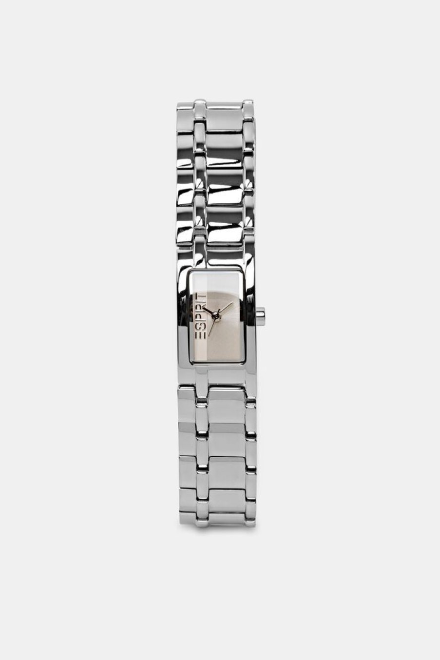 Women Esprit Horloges | Vierkant Horloge Van Edelstaal