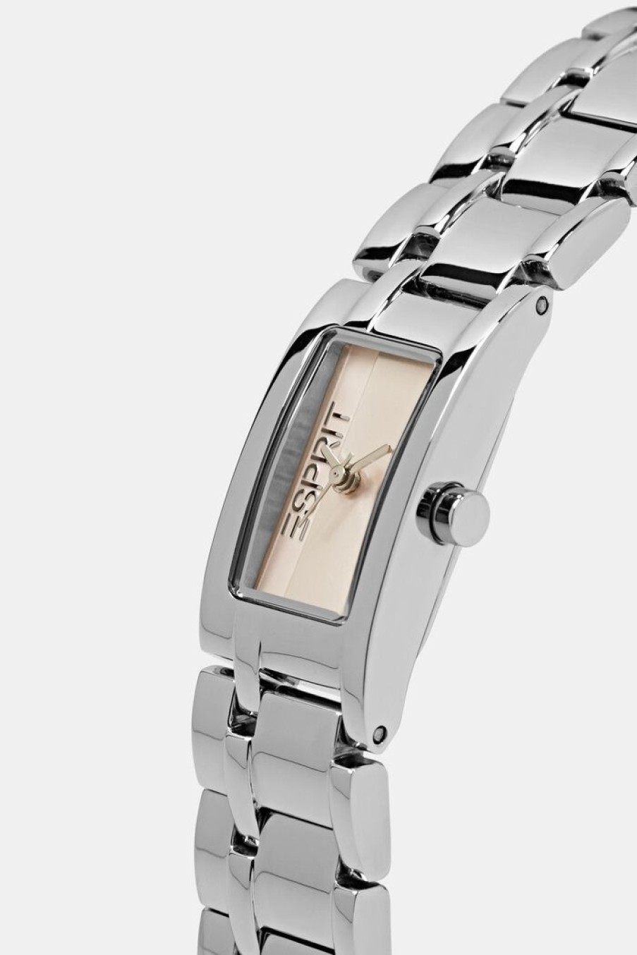 Women Esprit Horloges | Vierkant Horloge Van Edelstaal