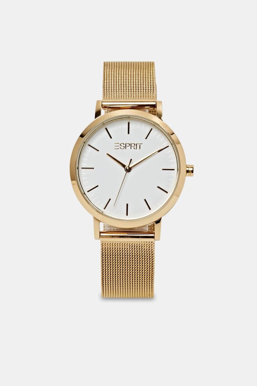 Women Esprit Horloges | Edelstalen Horloge Met Mesh Bandje