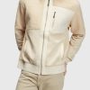 Men Esprit Jassen | Hoodie Met Rits, Van Een Materiaalmix