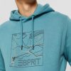 Men Esprit Sweatshirts & Hoodies | Gerecycled: Sweathoodie Met Print