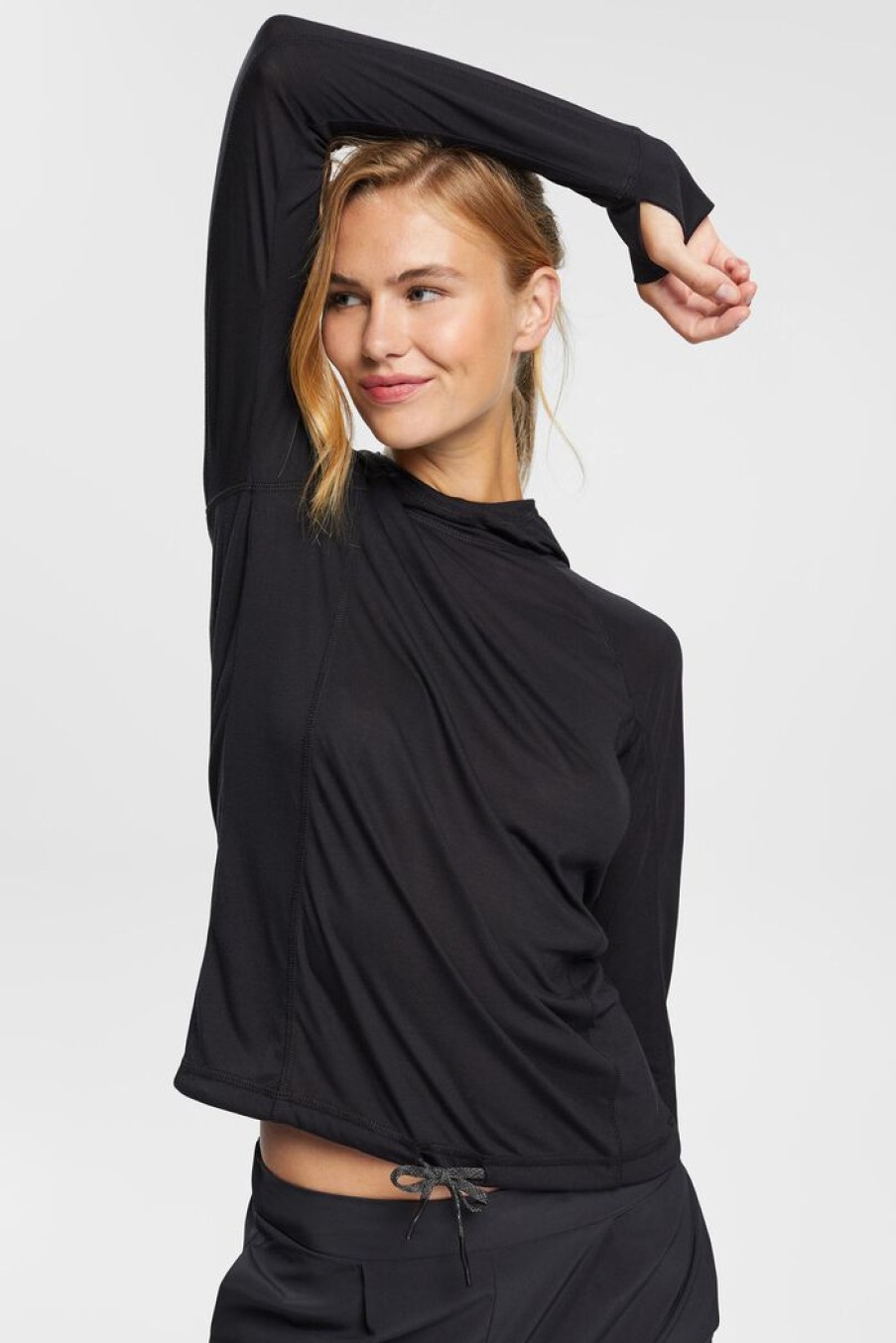 Women Esprit | Longsleeve Met Capuchon, Lenzing Ecovero