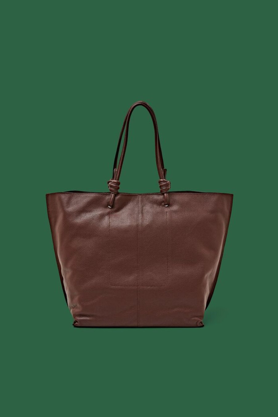 Women Esprit Tassen | Tote Bag Van Leer