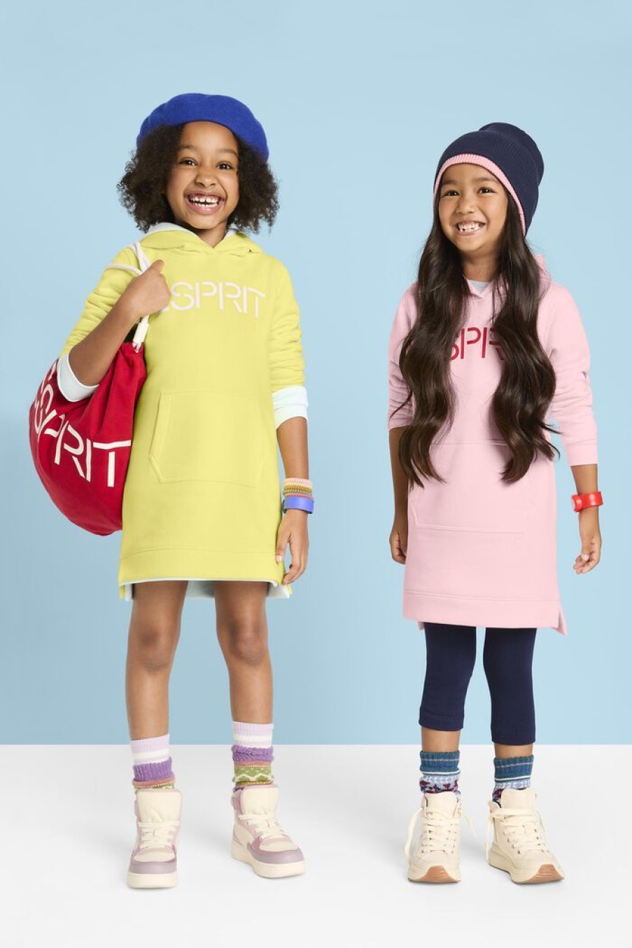 Kids Esprit Jurken & Rokken | Sweatjurk Met Logoprint