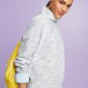 Women Esprit Sweatshirts & Hoodies | Gemeleerd Sweatshirt Met Opstaande Kraag