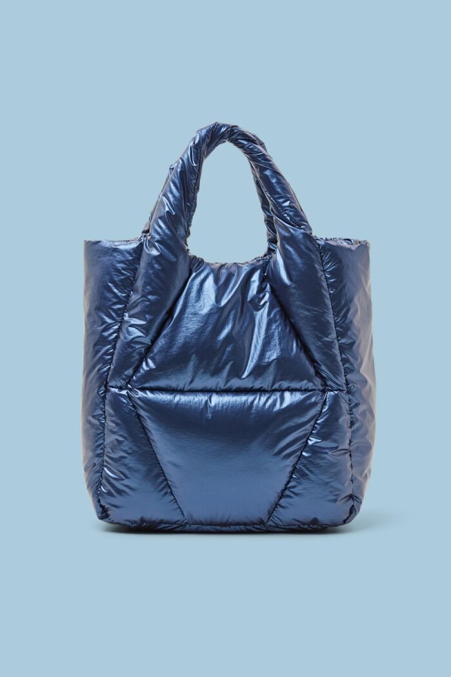 Women Esprit Tassen | Gewatteerde, Metallic Tote Bag