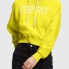 Women Esprit Sweatshirts & Hoodies | Cropped Hoodie Met Logo