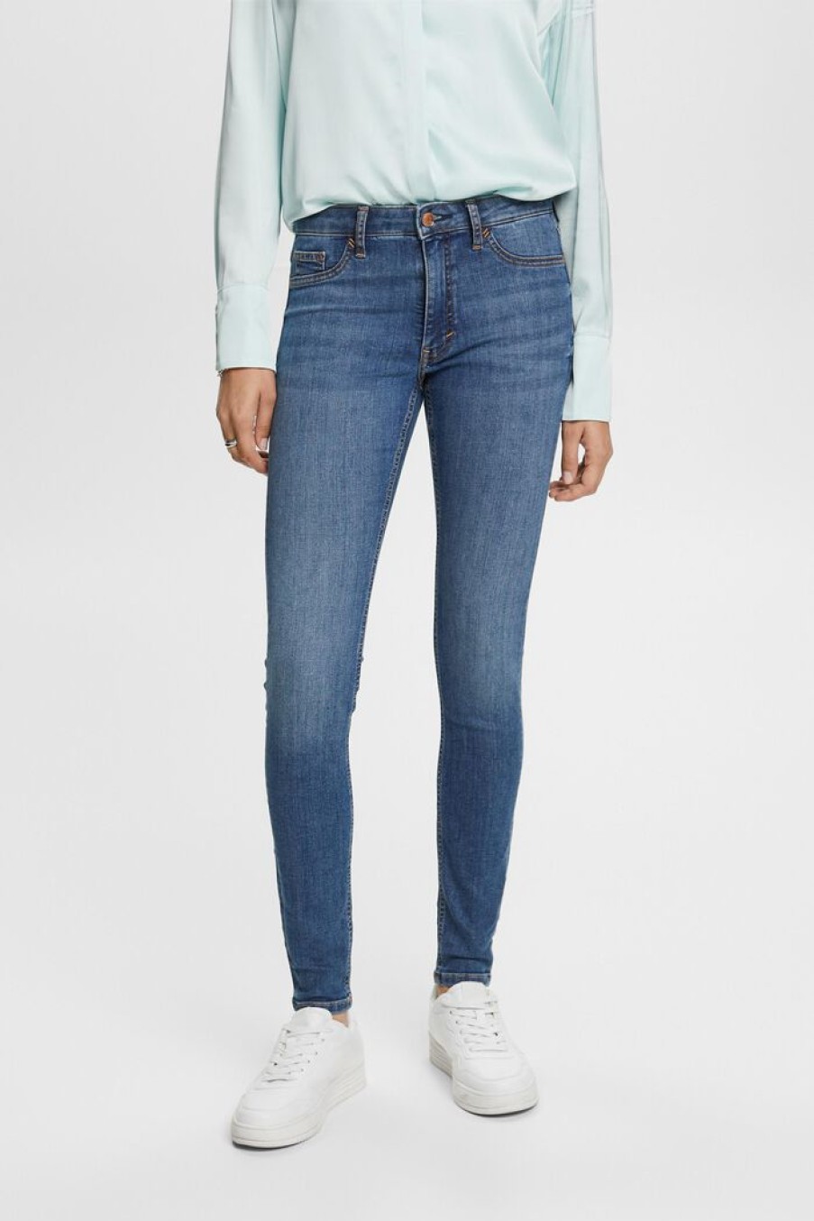 Women Esprit Jeans | Mid-Rise Jegging