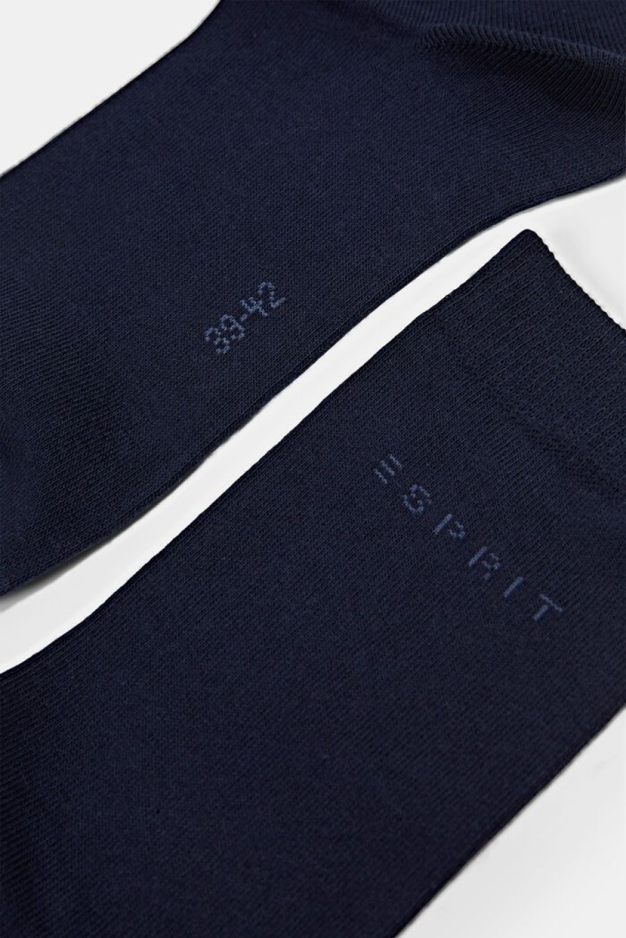 Women Esprit Sokken & Panty´S | Set Van 2 Paar Sokken Met Gebreid Logo, Organic Cotton