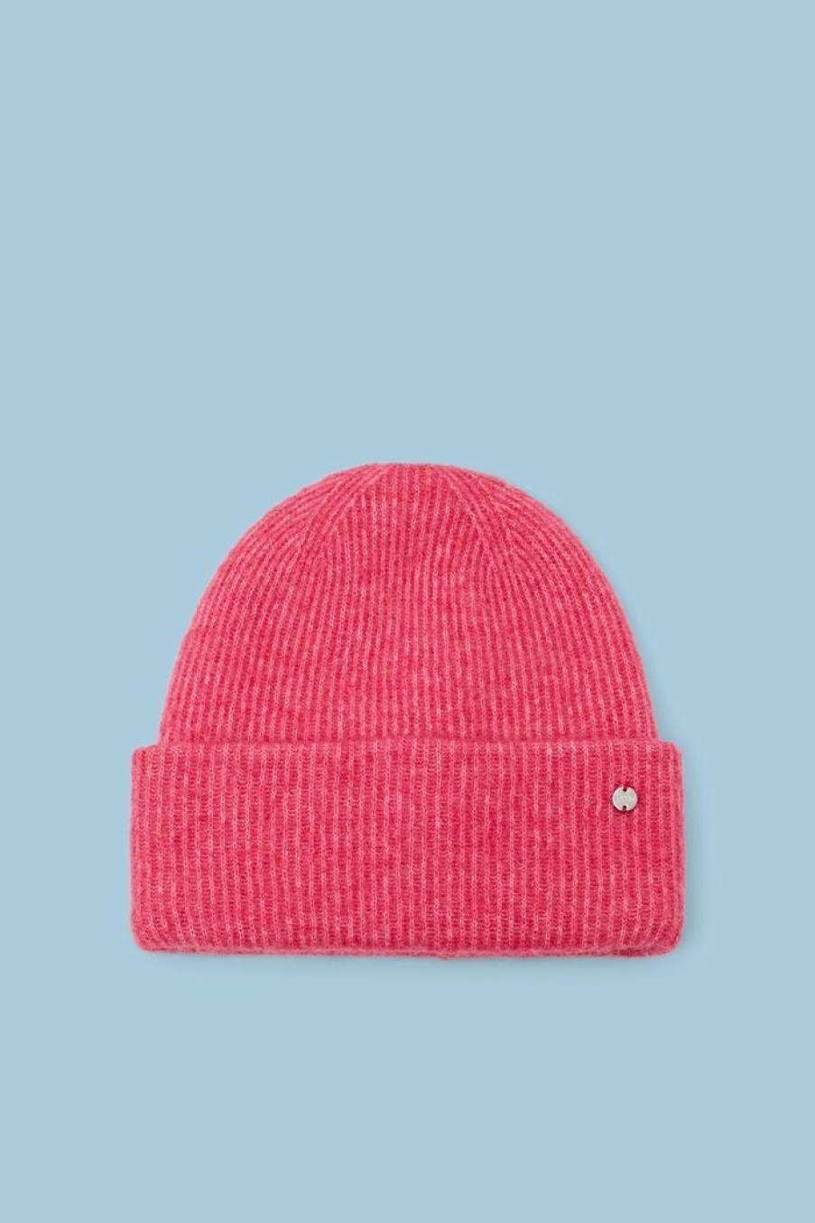 Women Esprit Hoeden & Mutsen | Geribde Beanie Van Een Mix Van Mohair En Wol