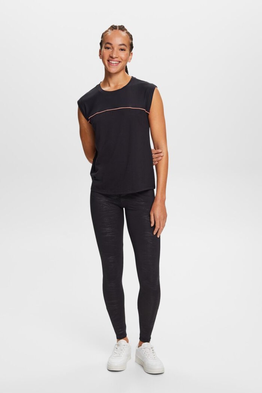 Women Esprit | Sportieve, Gestreepte Top