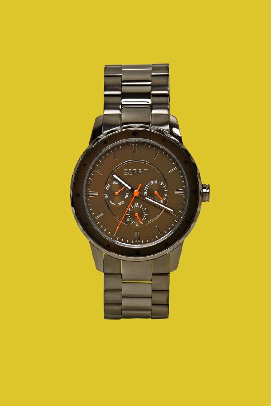 Men Esprit Horloges | Edelstalen Horloge Met Schakelbandje