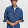 Men Esprit Overhemden | Denim Overhemd