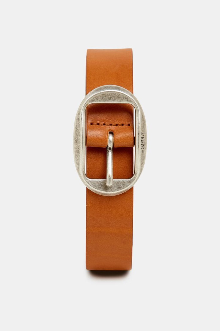 Women Esprit Riemen | Riem Met Gesp In Een Vintage Look, Van Leer