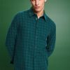 Men Esprit Overhemden | Geruit Regular Fit-Overhemd Van Flanel