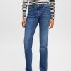 Women Esprit Jeans | Straight Jeans Met Middelhoge Taille