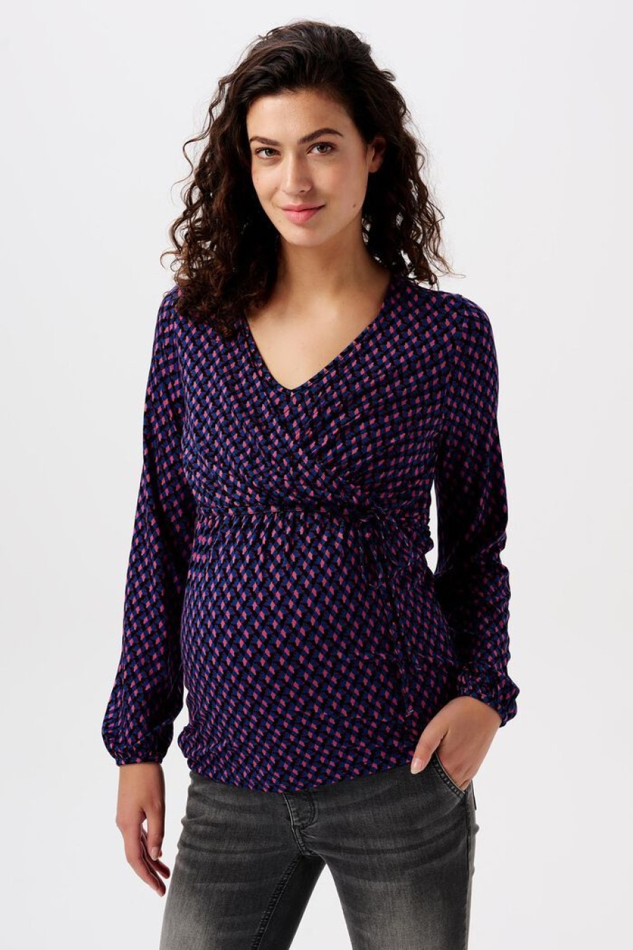 Women Esprit | Maternity Jersey Top Met V-Hals