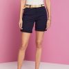 Women Esprit Shorts & Capri´S | Short Met Gevlochten Raffia Riem