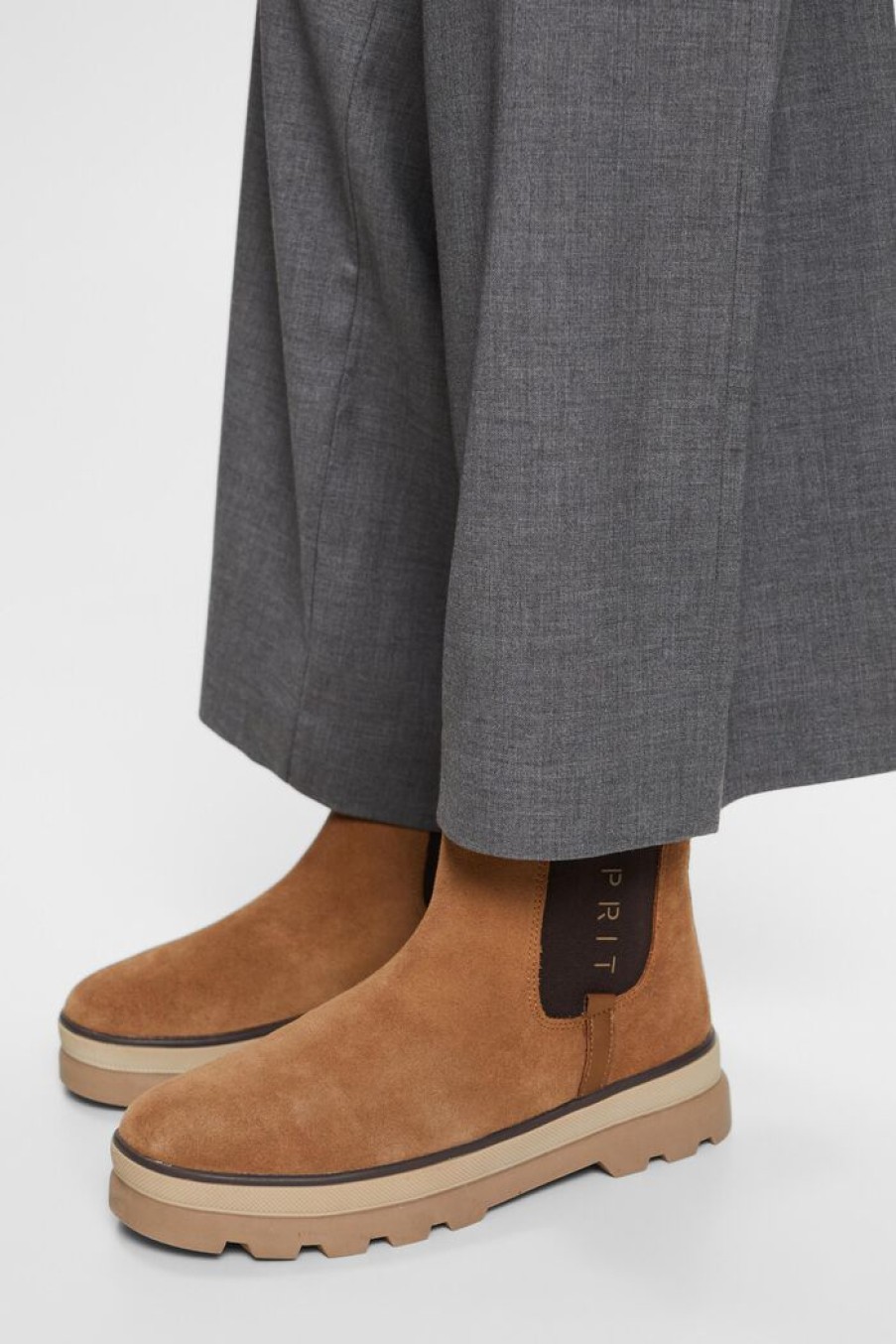 Women Esprit | Chelsea Boots Van Suede