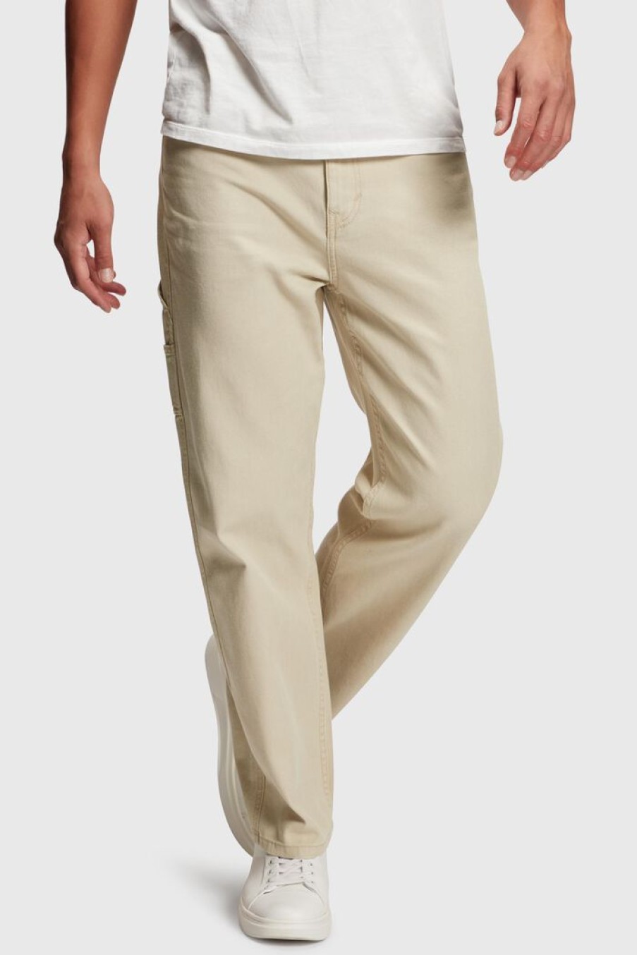 Men Esprit Broeken | Straight Fit Carpenter Chino