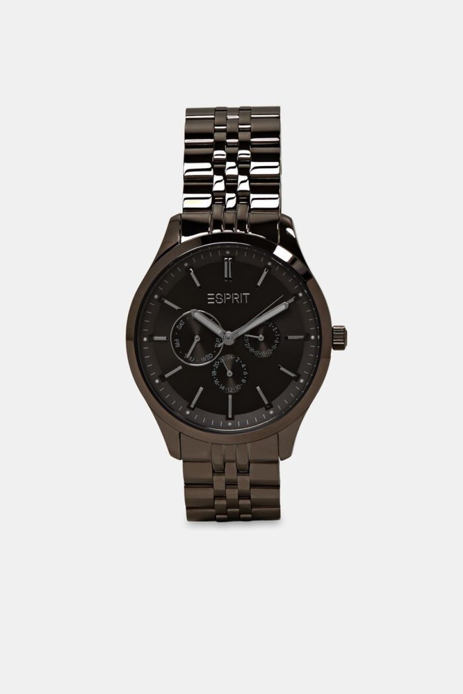 Men Esprit Horloges | Edelstalen Horloge Met Schakelbandje