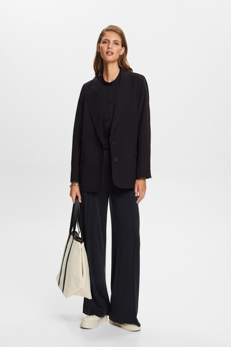 Women Esprit Blazers & Kostuums | Single-Breasted Blazer