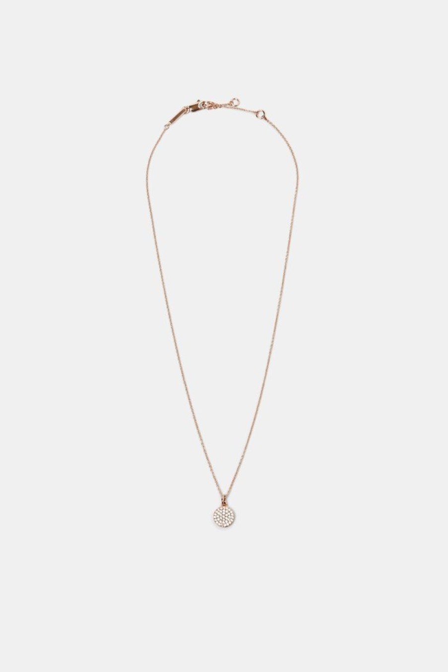 Women Esprit Sieraden | Ketting Met Zirkoniahanger, Sterlingzilver