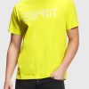 Men Esprit T-Shirts & Longsleeves | T-Shirt Met Logo