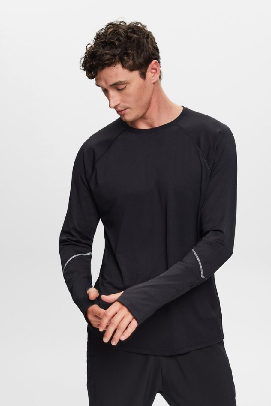 Men Esprit | Longsleeve Top Met Duimopeningen