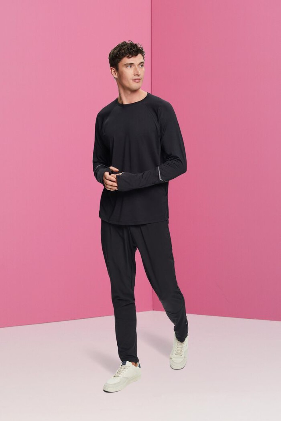 Men Esprit | Longsleeve Top Met Duimopeningen