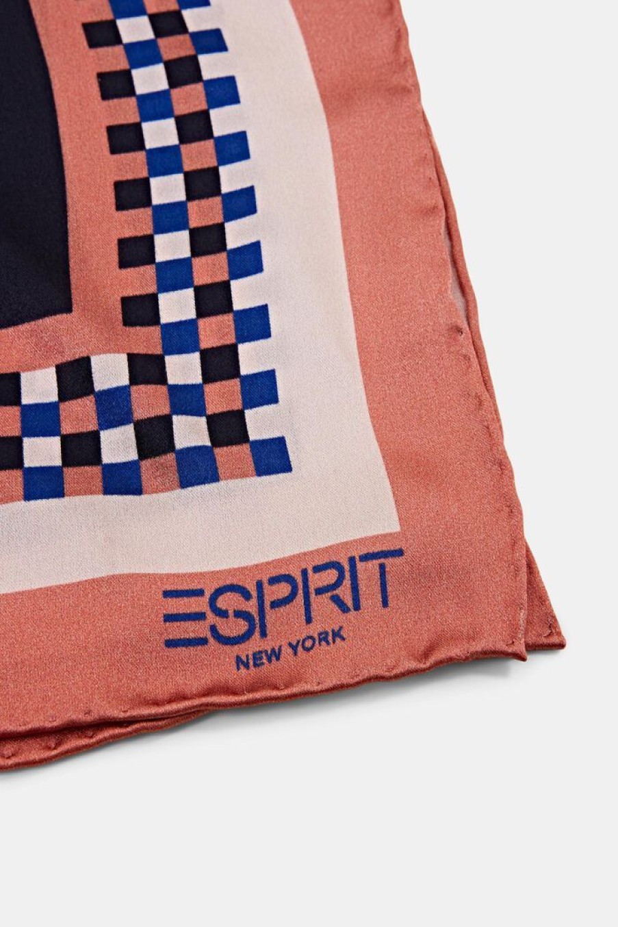 Women Esprit Sjaals | Zijden Bandana Met Print