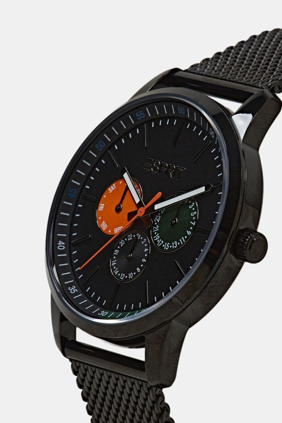 Men Esprit Horloges | Horloge Met Edelstalen Bandje Van Mesh