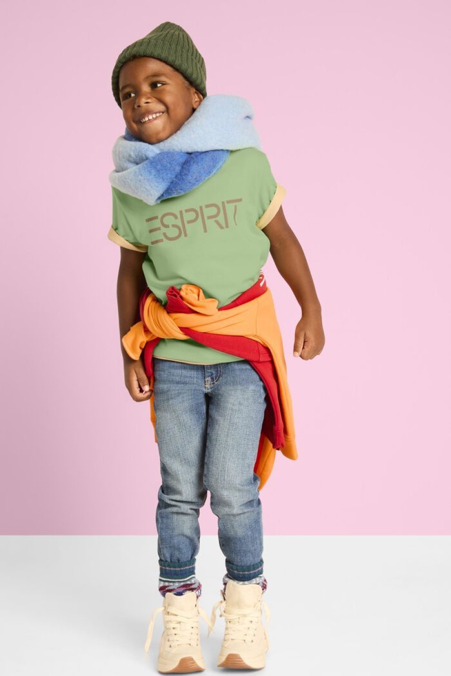 Kids Esprit T-Shirts & Blouses | T-Shirt Van Organic Cotton Met Logo