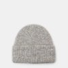 Women Esprit Hoeden & Mutsen | Beanie Van Een Ribgebreide Wolmix