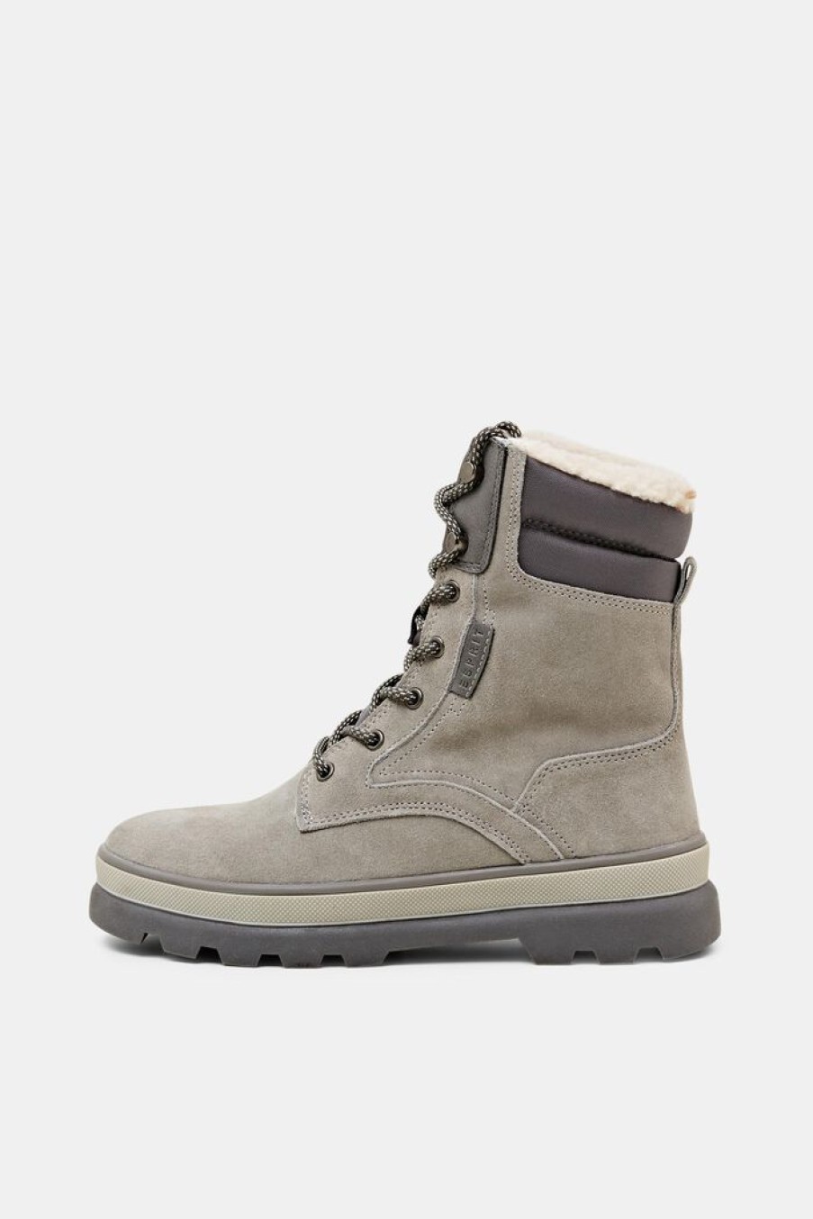 Women Esprit | Suede Veterboots