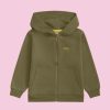 Kids Esprit Sweatshirts | Hoodie Met Rits En Logo