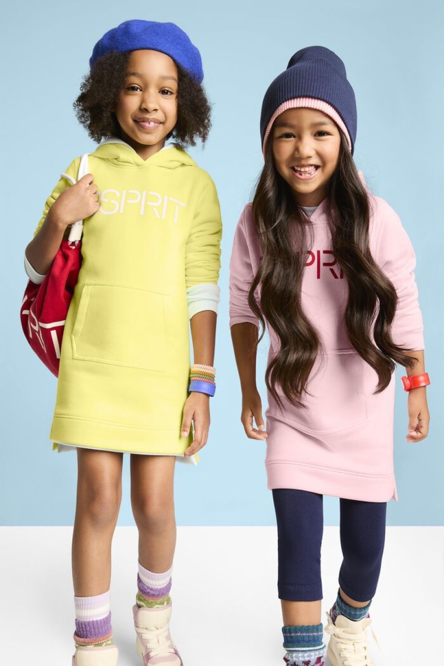 Kids Esprit Jurken & Rokken | Sweatjurk Met Logoprint