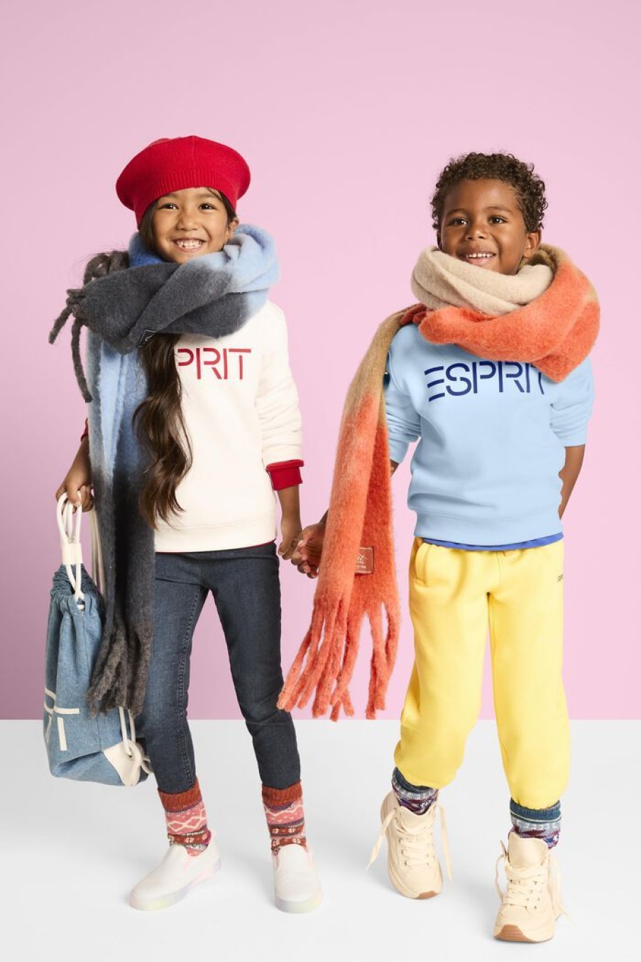 Kids Esprit Sweatshirts | Sweatshirt Met Logo En Ronde Hals