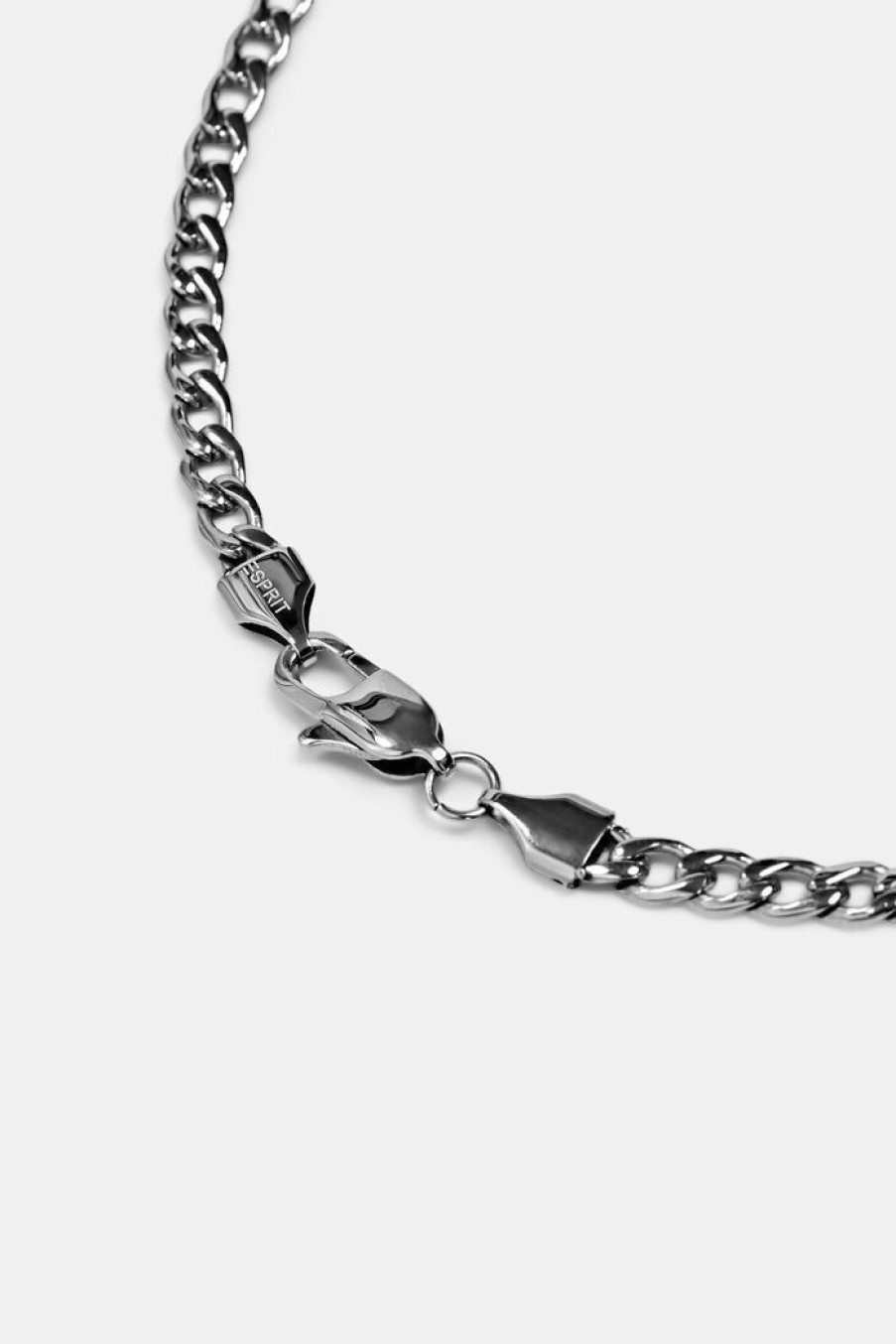 Men Esprit Sieraden | Schakelketting Van Glanzend Metaal