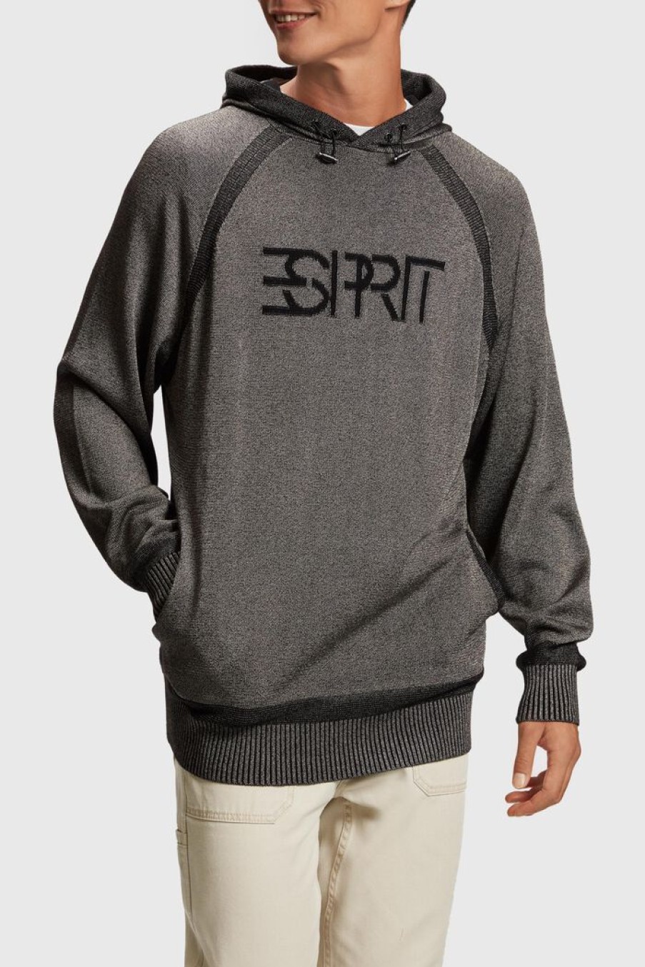 Men Esprit Sweatshirts & Hoodies | Hoodie Met Logo